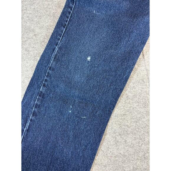 Levis 505 Jeans Mens 32x34 Blue Denim Regular Fit Straight Leg Streetwear Y2K - Picture 6 of 10